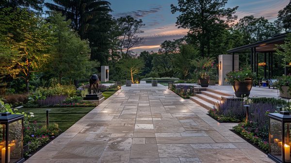 Pavé travertin : élégance et résistance pour vos espaces